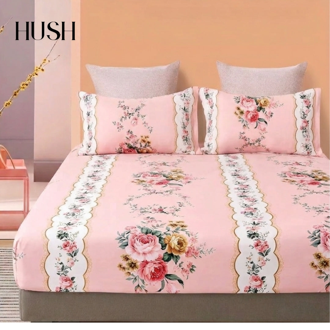 Hush Fitted  Pink Line