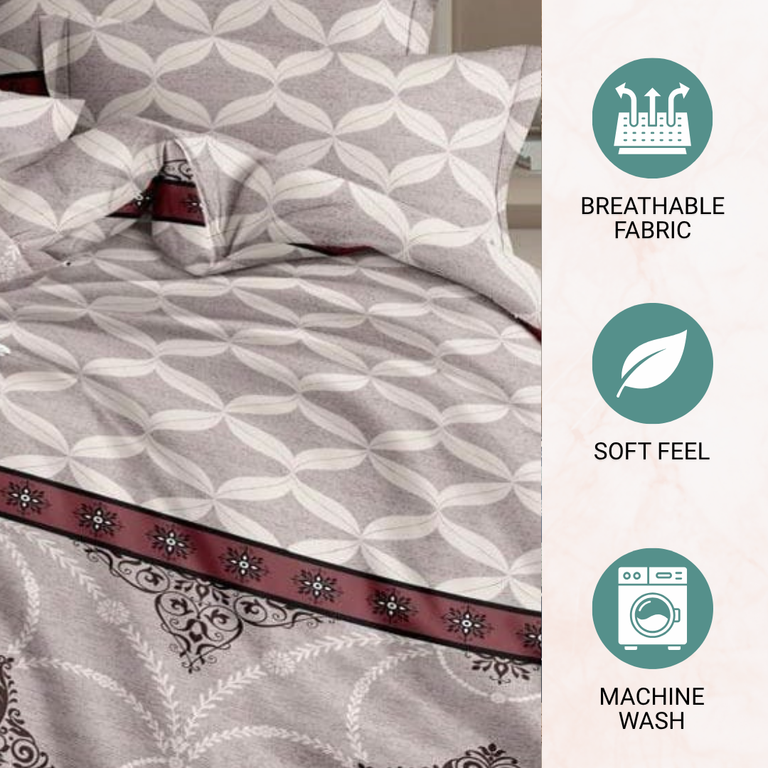 Vivora Reversible Comforter - Brown mix